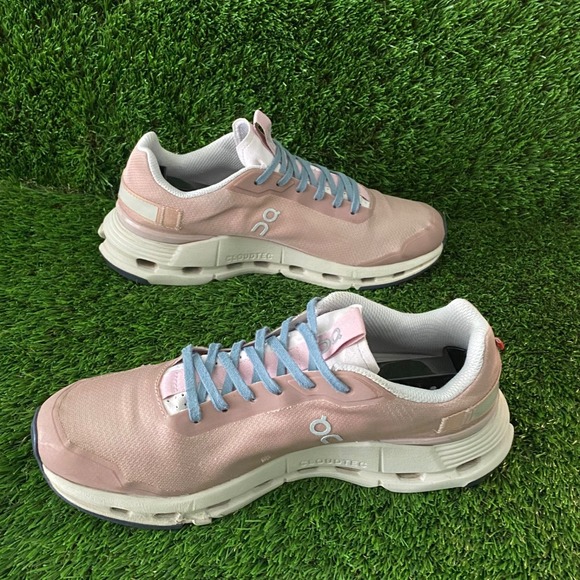 On Cloud CloudNova Rose Brown Women's Pink Running Shoes - Picture 3 of 14